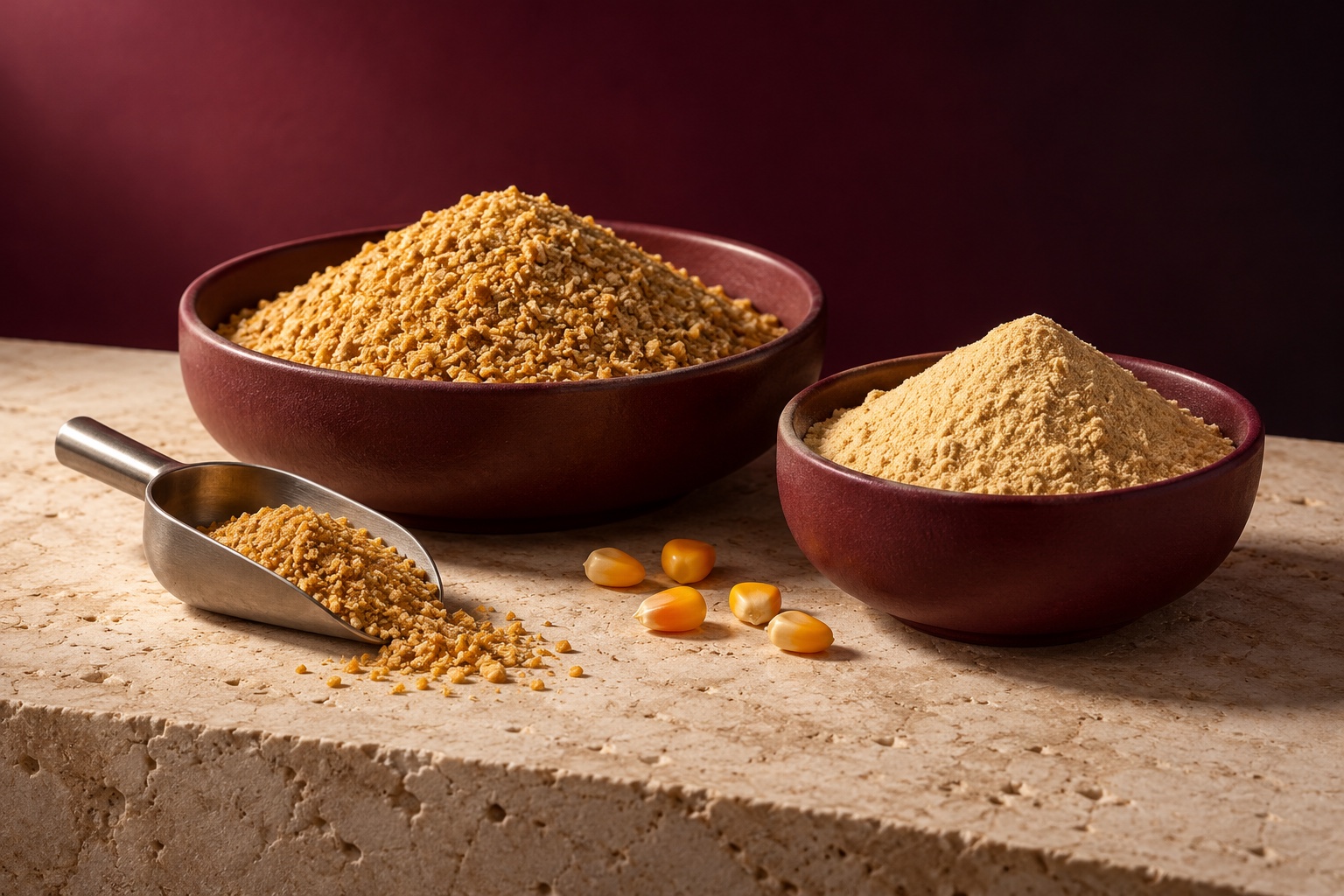 Proteínas fermentadas de maíz
